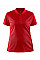 Bright Red Ladies' Core Unify Polo Shirt