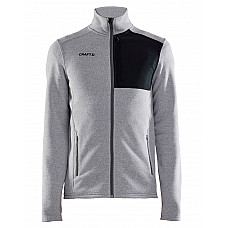 Grey Melange/ Black Men's ADV Explore Heavy Fleece Jacket