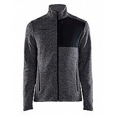 Black Melange Men's ADV Explore Heavy Fleece Jacket