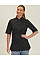 Black Ladies' Short Sleeve Fitted Chef's Jacket