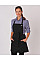 Black Le Chef Apron with Metal Eyelets