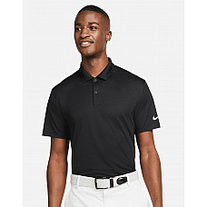 Black Dri-FIT Victory Solid Polo