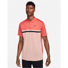 Magic Ember/Arctic Orange/Black Nike Victory Colourblock Polo