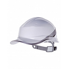 White Hi-Vis Baseball Safety Helmet