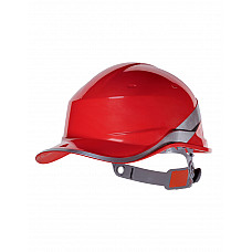 Red Hi-Vis Baseball Safety Helmet