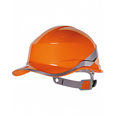 Orange Hi-Vis Baseball Safety Helmet