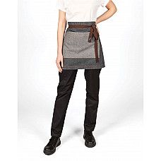 Grey Black Denim 100% Cotton Waist Apron