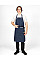 Beige Canvas Bib Apron With Pocket