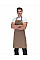 Beige Canvas Bib Apron With Pocket