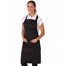 Black Bib Pocket Apron