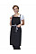 Black Cross Back Bib Apron