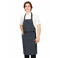 Blue Stripe  Woven Butchers Stripe Apron