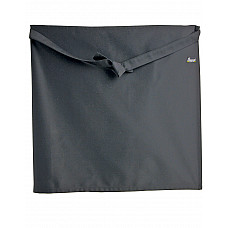 Black Low Cost Short Bar Apron Without Pocket