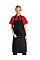 Black Low Cost Bib Apron With Pocket