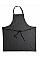 Black/White Large Cotton Striped Apron