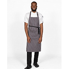 Grey Stripe Apron