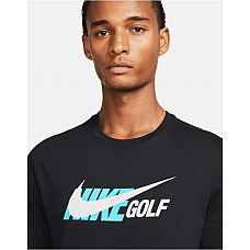 Black Men's Golf Tee