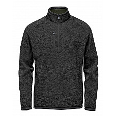 Black Heather Men's Pure Earth  Avalante 1/4 Zip Pullover