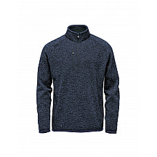 Navyheather Men's Pure Earth  Avalante 1/4 Zip Pullover