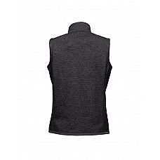 Black Heather Women's Pure Earth Avalanche Full Zip Fleece Vest