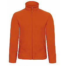 Pumpkin Orange ID.501 Men's Micro Fleece Full Zip