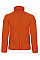 Pumpkin Orange ID.501 Men's Micro Fleece Full Zip