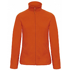 Pumpkin Orange ID.501 Women's Micro Fleece Full Zip