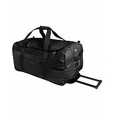 Black Trident Waterproof Rolling Duffel Bag