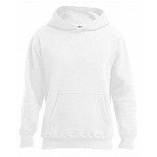 White Adult Hooded Sweatshirt