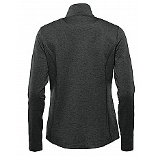 Black Heather Women's Pure Earth Treeline Performance 1/4 Zip Pullover