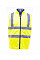 Hi-Vis Yellow Hi-Vis Reversible Fleece Vest