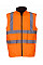 Hi Vis Orange Hi-Vis Reversible Fleece Vest