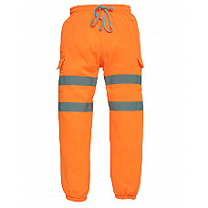 Hi Vis Orange Hi-Vis Jogging Pants