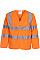 Hi-Vis Yellow Hi-Vis Long Sleeve Waistcoat