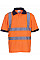 Hi Vis Orange Hi-Vis Short Sleeve Polo Shirt