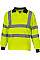 Hi-Vis Yellow Hi-Vis Long Sleeve Polo Shirt