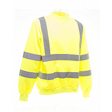 Hi-Vis Yellow Hi-Vis Sweatshirt