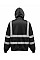 Black Hi-Vis Pull-Over Hoodie