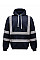 Navy Hi-Vis Pull-Over Hoodie