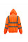 Hi Vis Orange Hi-Vis Zipped Hoodie