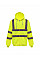 Hi-Vis Yellow Hi-Vis Zipped Hoodie