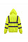 Hi-Vis Yellow Hi-Vis Zipped Hoodie