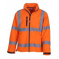 Hi Vis Orange Hi-Vis Softshell Jacket