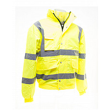 Hi-Vis Yellow Hi-Vis Classic Bomber Jacket