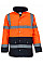 Hi Vis Orange/Navy Hi-Vis Two Tone Motorway Jacket