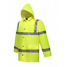 Hi-Vis Yellow Hi-Vis Contractor Jacket