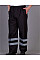 Black Hi-Vis Waterproof Over Trousers