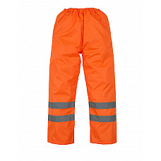 Hi Vis Orange Hi-Vis Waterproof Over Trouser