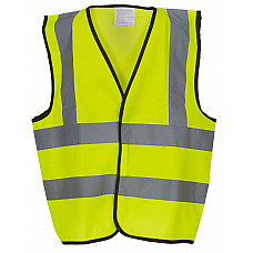 Hi-Vis Yellow Children's Hi-Vis Waistcoat