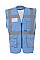 Sky Blue Hi-Vis Executive Waistcoat